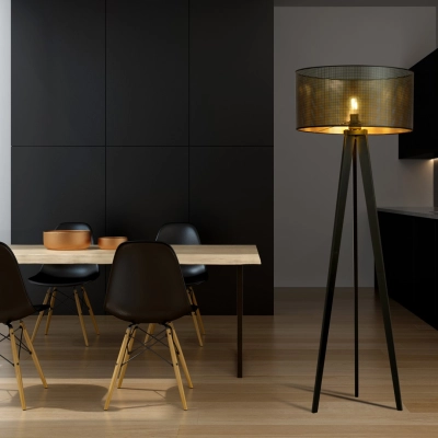 Lampa podłogowa ASTON LP1 BLACK/GOLD 1148/LP1 EMIBIG