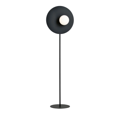 Lampa podłogowa OSLO LP BLACK/OPAL 1187/LP EMIBIG