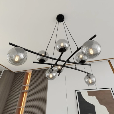 Lampa wisząca ESSA 8 GRAFIT 1203/8 EMIBIG