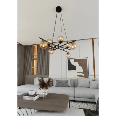 Lampa wisząca ESSA 8 MIODOWY 1204/8 EMIBIG