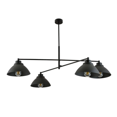 Żyrandol MAVERICK 4 BLACK  1211/4 EMIBIG