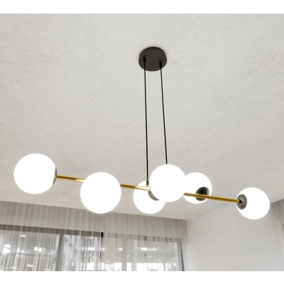 Lampa wisząca GRAVITY 6 BL OPAL 1241/6 EMIBIG