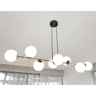 Lampa wisząca GRAVITY 8 BL OPAL 1241/8 EMIBIG