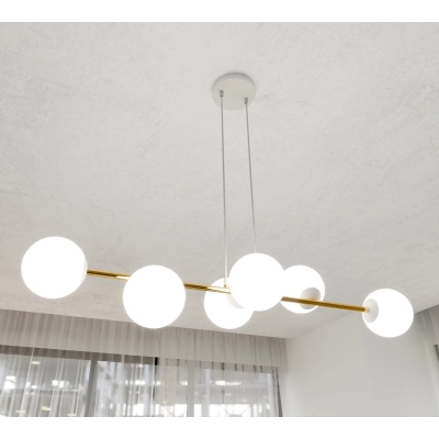 Lampa wisząca GRAVITY 6 WH GOLD 1242/6 EMIBIG