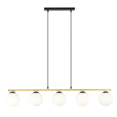 Lampa wisząca ALLORA 5 BL OPAL 1254/5 EMIBIG