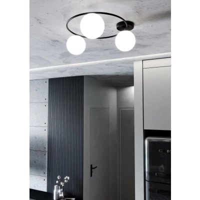 Lampa sufitowa  SOPRA 3 BL OPAL 1257/3 EMIBIG