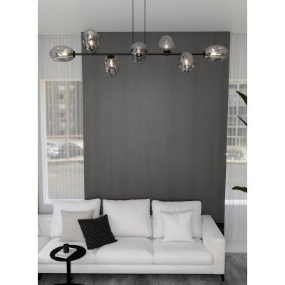 Lampa wisząca PANDORA 8 BL GRAFIT 1263/8 EMIBIG