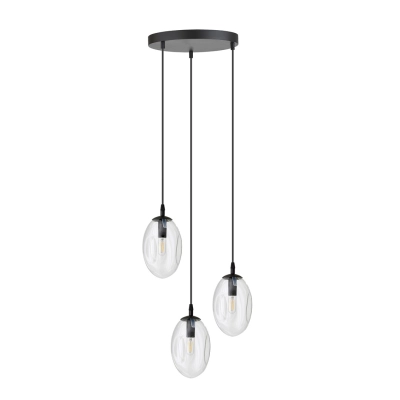 Lampa wisząca ASTRAL 3 BL PREMIUM TRANSPARENT 1265/3PREM EMIBIG