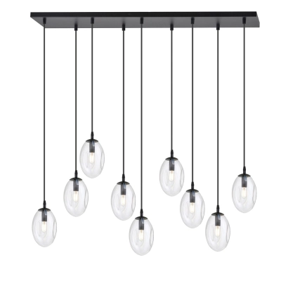 Lampa wisząca ASTRAL 9 BL TRANSPARENT 1265/9 EMIBIG