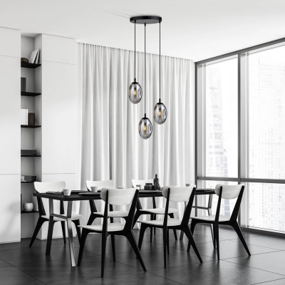 Lampa wisząca ASTRAL 3 BL PREMIUM GRAFIT 1266/3PREM EMIBIG
