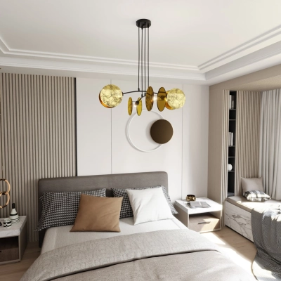 Lampa wisząca MOTIF 4 GOLD 1326/4 EMIBIG