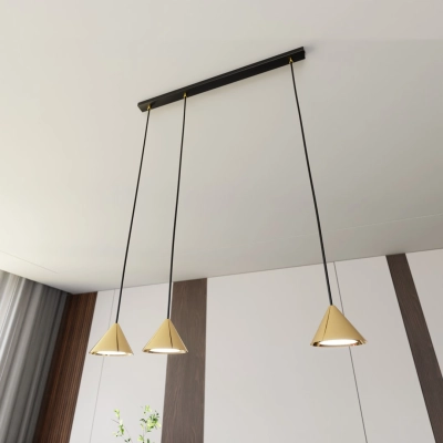 Lampa wisząca ELIT 3 BL GOLD 1329/3 EMIBIG