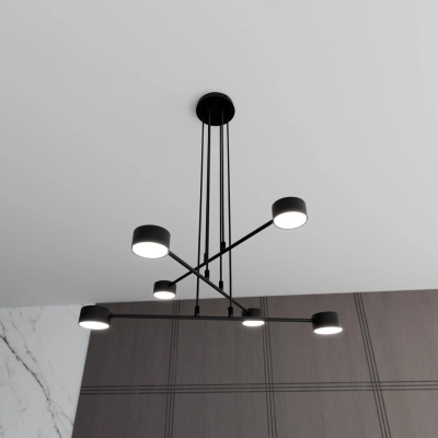 Lampa wisząca MODUS 6 BLACK 1339/6 EMIBIG