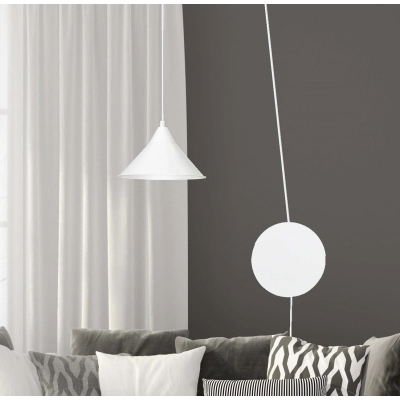 Lampa wisząca ABRAMO 1 WHITE 159/1 EMIBIG