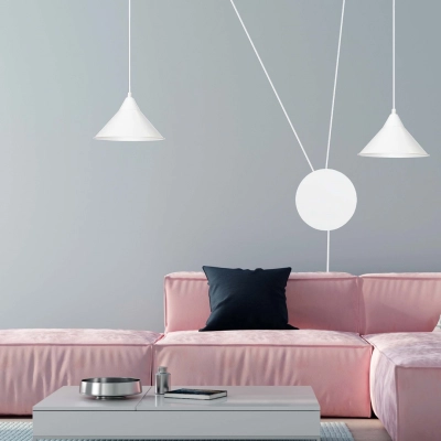 Lampa wisząca ABRAMO 2 WHITE 159/2 EMIBIG