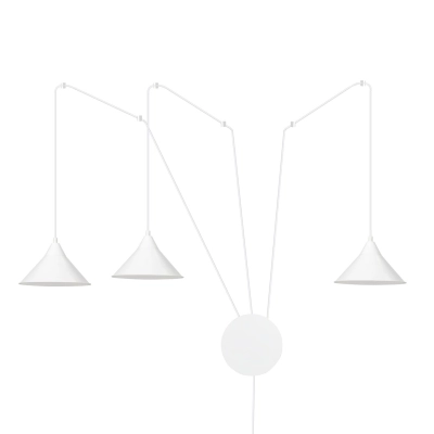 Lampa wisząca ABRAMO 3 WHITE 159/3 EMIBIG