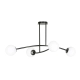 Lampa sufitowa  HALLDOR 4 BLACK 1024/4 EMIBIG