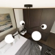 Lampa sufitowa  HALLDOR 4 BLACK 1024/4 EMIBIG