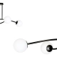 Lampa sufitowa  HALLDOR 4 BLACK 1024/4 EMIBIG