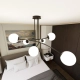 Lampa sufitowa  HALLDOR 6 BLACK 1024/6 EMIBIG