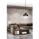 Lampa wisząca  IBOR 1 BLACK 1042/1 EMIBIG