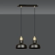 Lampa wisząca  IBOR 2 BLACK 1042/2 EMIBIG