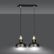 Lampa wisząca  IBOR 2 BLACK 1042/2 EMIBIG