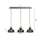 Lampa wisząca  IBOR 3 BLACK 1042/3 EMIBIG