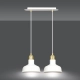 Lampa wisząca  IBOR 2 WHITE 1043/2 EMIBIG