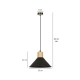 Lampa wisząca  ROWEN 1 BLACK 1044/1 EMIBIG