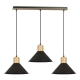 Lampa wisząca  ROWEN 3 BLACK 1044/3 EMIBIG