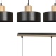 Lampa wisząca  TORIN 3 BLACK 1046/3 EMIBIG