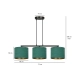 Lampa wisząca HILDE 3 BL GREEN 1051/3 EMIBIG