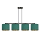 Lampa wisząca HILDE 4 BL GREEN 1051/4 EMIBIG