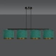 Lampa wisząca HILDE 4 BL GREEN 1051/4 EMIBIG