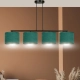 Lampa wisząca HILDE 4 BL GREEN 1051/4 EMIBIG