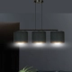 Lampa wisząca HILDE 3 BL BLACK 1054/3 EMIBIG