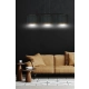 Lampa wisząca HILDE 3 BL BLACK 1054/3 EMIBIG