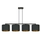 Lampa wisząca HILDE 4 BL BLACK 1054/4 EMIBIG