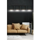 Lampa wisząca HILDE 4 BL BLACK 1054/4 EMIBIG