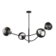 Lampa sufitowa  HUNTER 4 BLACK/STRIPE 1101/4 EMIBIG
