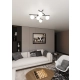 Lampa sufitowa  SMART 5 BLACK/OPAL 1103/5 EMIBIG