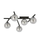 Lampa sufitowa  SMART 5 BLACK/GRAFIT 1104/5 EMIBIG