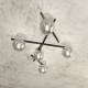 Lampa sufitowa  SMART 5 BLACK/GRAFIT 1104/5 EMIBIG