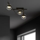Lampa sufitowa  SMART 3 BLACK/STRIPE 1105/3 EMIBIG
