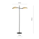 Lampa podłogowa LOTUS LP2 BLACK/RATTAN 1108/LP2 EMIBIG