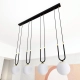 Lampa wisząca GLAM 4 BLACK/OPAL 1112/4 EMIBIG