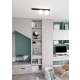Lampa sufitowa  FIT 2 BLACK/OPAL 1124/2 EMIBIG