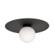 Lampa sufitowa  SOLAR 1 BLACK/OPAL 1127/1 EMIBIG