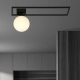 Lampa sufitowa  IMAGO 1B BLACK/OPAL 1130/1B EMIBIG